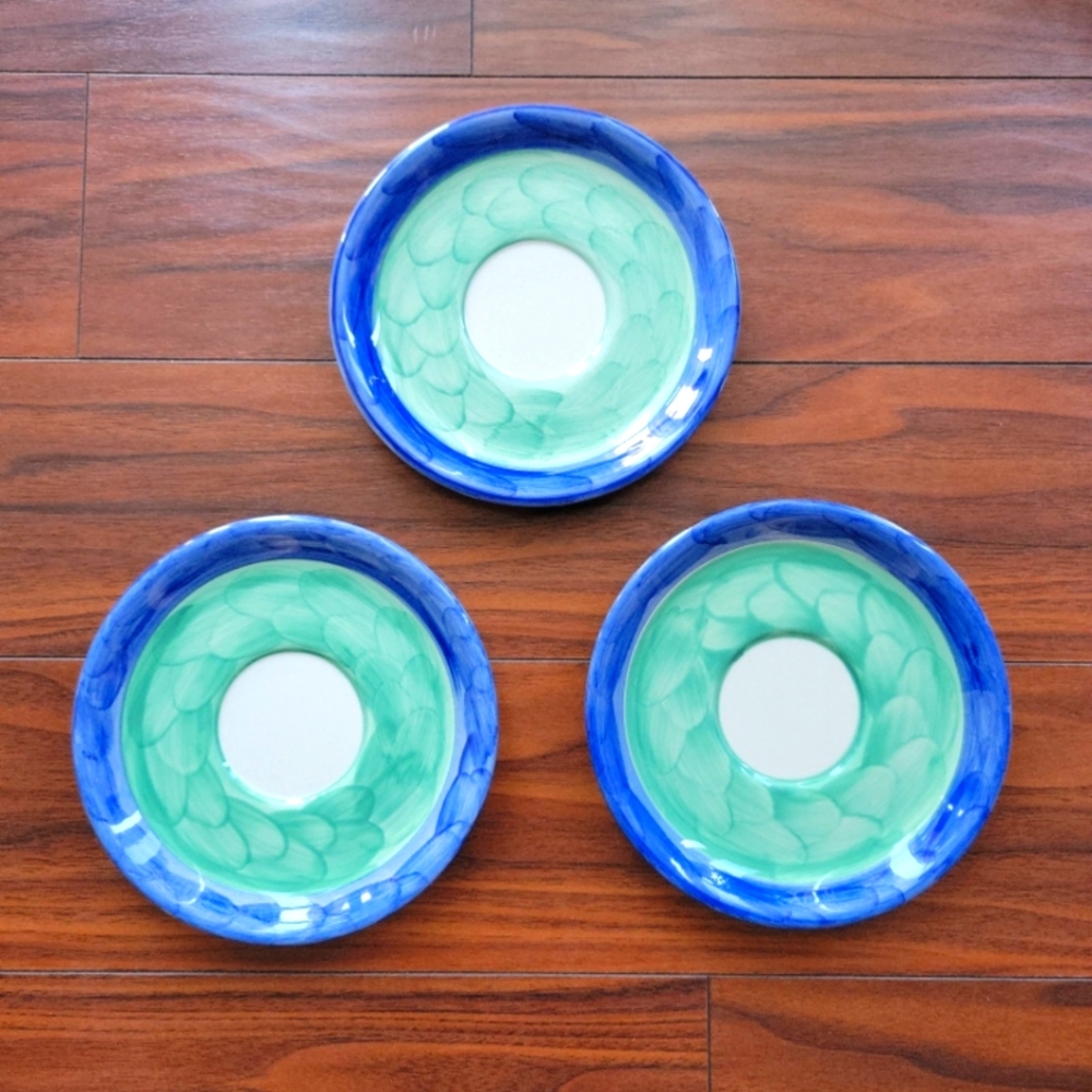Vintage Mikasa Saucers Set Of 3